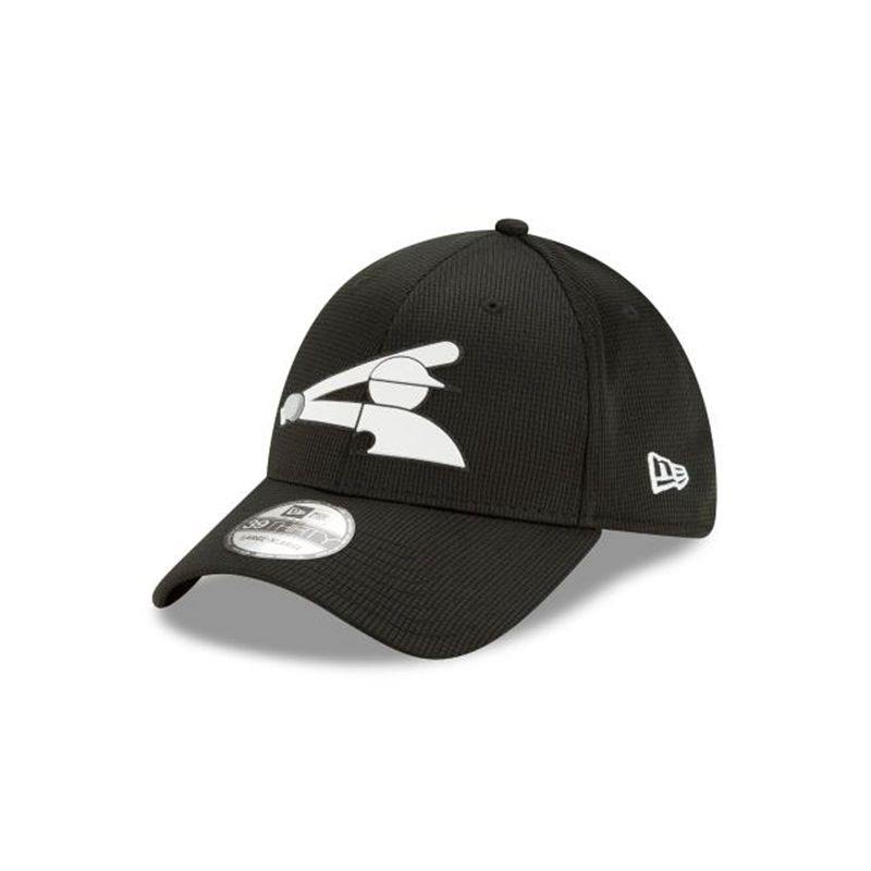 MLB Chicago White Sox Clubhouse Collection 39Thirty Stretch Fit (GVU1438) - Black New Era Caps